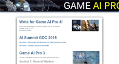 Desktop Screenshot of gameaipro.com